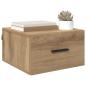 Preview: Nachttisch Artisan-Eiche 35 x 35 x 20 cm Holzwerkstoff