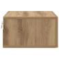 Preview: Nachttisch Artisan-Eiche 35 x 35 x 20 cm Holzwerkstoff