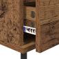 Preview: Nachttisch mit Schubladen Altholz 40 x 35 x 50 cm Holzwerkstoff