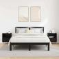 Preview: Nachttisch 2 pcs Schwarz Eichen-Optik 40 x 35 x 50 cm