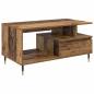 Preview: Couchtisch mit Schubladen Altholz 90 x 49 x 45 cm Holzwerkstoff