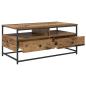 Preview: Couchtisch Altholz 100 x 51 x 45 cm Holzwerkstoff