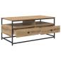 Preview: Couchtisch Artisan-Eiche 100 x 51 x 45 cm Holzwerkstoff