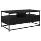 Preview: Couchtisch Schwarz Eichen-Optik 100 x 51 x 45 cm Holzwerkstoff