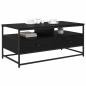 Preview: Couchtisch Schwarz Eichen-Optik 100 x 51 x 45 cm Holzwerkstoff