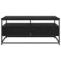 Preview: Couchtisch Schwarz Eichen-Optik 100 x 51 x 45 cm Holzwerkstoff