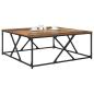 Preview: ARDEBO.de - Couchtisch Altholz 100 x 100 x 40 cm Holzwerkstoff