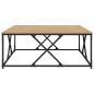 Preview: Couchtisch Artisan-Eiche 100 x 100 x 40 cm Holzwerkstoff