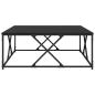 Preview: Couchtisch Schwarz Eichen-Optik 100 x 100 x 40 cm Holzwerkstoff