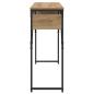 Preview: Konsolentisch Artisan-Eiche 105x30x75cm Holzwerkstoff