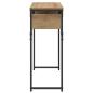 Preview: Konsolentisch Artisan-Eiche 75x30x75cm Holzwerkstoff