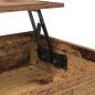 Preview: Couchtisch mit Schubladen Altholz 70x50x50cm Engineeredwood