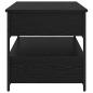 Preview: Couchtisch Schwarz Eichen-Optik 70x50x50cm Engineeredwood