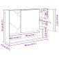 Preview: Badezimmer-Spiegelschrank Hochglanz-Weiß 80 x 17 x 55 cm