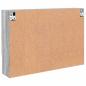 Preview: Badezimmer-Spiegelschrank mit Tür Grau Sonoma 80 x 17 x 55 cm