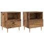 Preview: Nachttisch 2 pcs Altholz 40 x 35 x 47,5 cm Holzwerkstoff