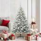 Preview: ARDEBO.de - Künstlicher beleuchteter Weihnachtsbaum mit Kugel-Set Grün