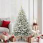 Preview: ARDEBO.de - Künstlicher beleuchteter Weihnachtsbaum mit Kugel-Set Grün