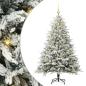 Preview: Künstlicher beleuchteter Weihnachtsbaum mit Kugel-Set Grün