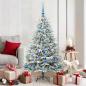 Preview: ARDEBO.de - Künstlicher beleuchteter Weihnachtsbaum mit Kugel-Set Grün