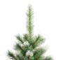 Preview: Künstlicher Klapp Weihnachtsbaum mit Schneeüberzug 120 cm