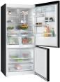 Preview: Bosch KGP86AXB0N Serie 8 Stand Kühl-Gefrierkombination, 86 cm breit, 621 L, Twin No Frost, VitaFresh plus, Urlaubsschaltung, Kindersicherung, Gebürsteter schwarzer Stahl Anti Fingerprint