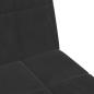 Preview: Schlafsofa 2-Sitzer mit Fußhocker Schwarz Samt