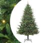 Preview: Künstlicher beleuchteter Weihnachtsbaum mit Kugel-Set Grün