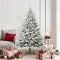 Preview: ARDEBO.de - Künstlicher beleuchteter Weihnachtsbaum mit Kugel-Set Grün