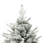 Preview: Künstlicher beleuchteter Weihnachtsbaum mit Kugel-Set Grün