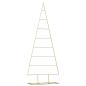 Preview: Metall Weihnachtsbaum Gold 150 cm Pulverbeschichteter Stahl