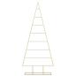 Preview: Metall Weihnachtsbaum Gold 150 cm Pulverbeschichteter Stahl