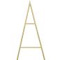 Preview: Metall Weihnachtsbaum Gold 150 cm Pulverbeschichteter Stahl