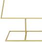 Preview: Metall Weihnachtsbaum Gold 150 cm Pulverbeschichteter Stahl
