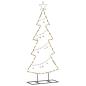 Preview: Metall Weihnachtsbaum mit Ständer Schwarz 125 cm Stahl