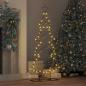 Preview: Metall Weihnachtsbaum mit Ständer Schwarz 125 cm Stahl
