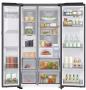 Preview: Samsung RS80F65KDFEF Stand Side-by-Side Kombination, 91,2 cm breit, 640 L, NoFrost+, Wassertank, WIFI, Wasser-/Eiswürfel, schwarz