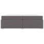 Preview: Bettrahmen Grau 200 x 200 cm Stoff