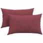 Preview: Sofakissen 2 pcs Weinrot 50 x 30 cm