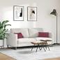 Preview: Sofakissen 2 pcs Weinrot 50 x 30 cm