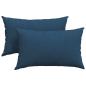 Preview: Sofakissen 2 pcs Blau 50 x 30 cm