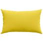 Preview: Sofakissen 2 Stk. Stoff Helles Gelb 50 x 30 cm