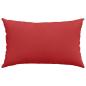 Preview: Sofakissen 2 pcs Rot 50 x 30 cm