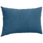 Preview: Sofakissen 2 pcs Blau 50 x 30 cm Cordstoff