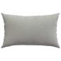 Preview: Sofa Kissen 2 pcs Hellgrau 50 x 30 cm