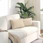 Preview: ARDEBO.de - Sofa Kissen 2 pcs Creme 50 x 30 cm