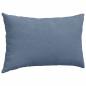 Preview: Sofakissen 2 pcs Blau 50 x 30 cm Cordstoff