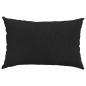 Preview: Sofakissen 2 pcs Schwarz 60 x 40 cm