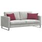 Preview: Sofakissen 2 pcs Weinrot 60 x 40 cm