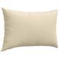 Preview: Sofakissen 2 pcs Creme 60 x 40 cm Stoff